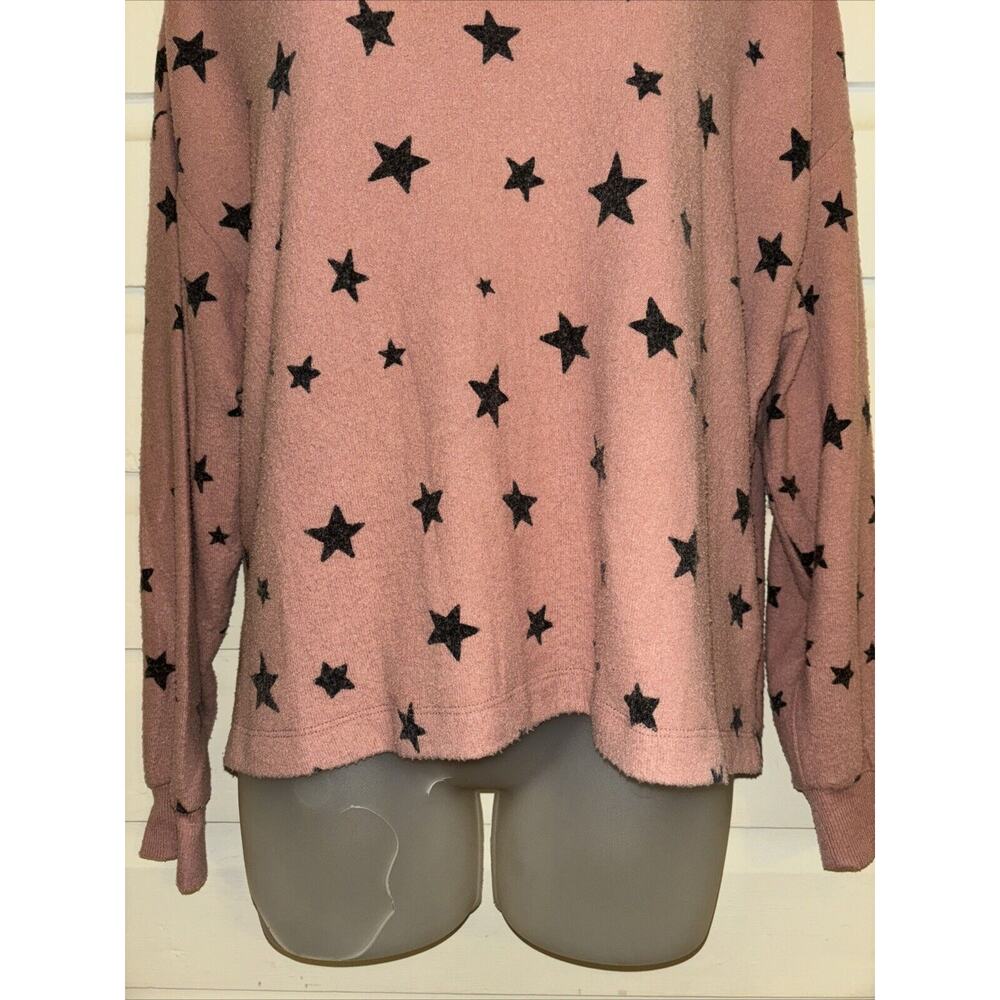 Z Supply Fleece Long Sleeve Pullover Sweatshirt Size M - Picture 4 of 8